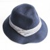NWT GENIE by EUGENIA KIM Florence Fedora Wool Hat / Navy  eb-58549457